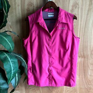 Columbia Omni-shade Sleeveless Pink Silver Ridge II Top - XL